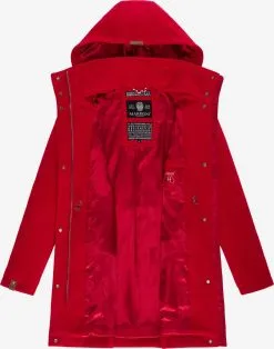 Marikoo Wintermantels Wintermantel Dames Rood -Marikoo Winkel 0495b62698ee02e17dba212616cf2069