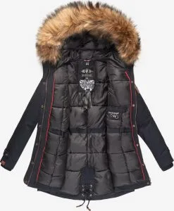 Marikoo Parkas Winterparka Dames Nachtblauw -Marikoo Winkel 14dd52b4c55cc540077731e699e0196f