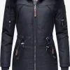 Marikoo Parkas Winterparka Kamii Dames Donkerblauw -Marikoo Winkel 689c7acc5a9eaf712ce70d54d0f9212f