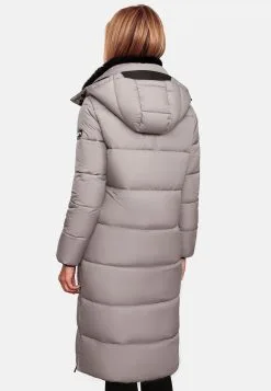 Marikoo Wintermantels Wintermantel Dames Grijs -Marikoo Winkel 984df96b0a6c2eda4c1932d9006ae27d