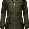 Marikoo Parkas Winterparka Kamii Dames Olijfgroen -Marikoo Winkel d6836ab1b255873e41915f37b459a87e