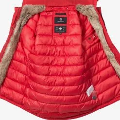 Marikoo Parkas Winterparka Grinsekatze Dames Rood -Marikoo Winkel eff66c2ab3ef41ff73bcaa3ecc1431c3