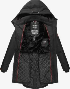 Marikoo Parkas Winterparka Kamii Dames Zwart -Marikoo Winkel f3fe0a0cf4cee6823d7bf9dc0e3a4e17